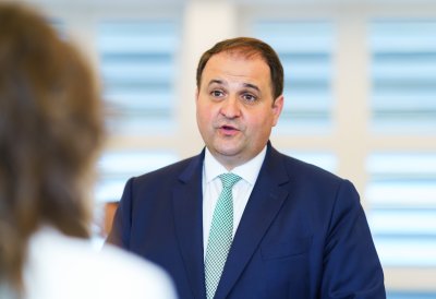 Pressekonferenzsituation
