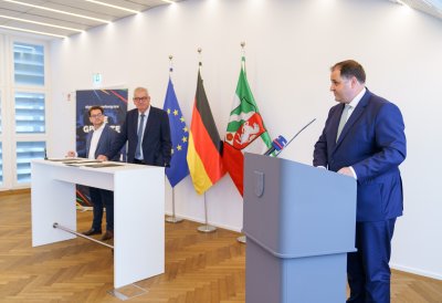 Pressekonferenzsituation