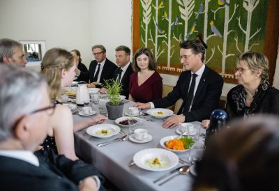 Ministerpräsident Wüst besucht die Internationale Jugendbegegnungsstätte (IJBS) in Oświęcim