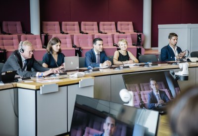 Gesprächsrunde mit Stéphane Séjourné