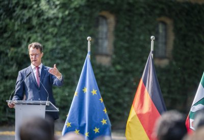 Ministerpräsident Hendrik Wüst empfängt Konsularisches Korps beim Sommerempfang in Warendorf