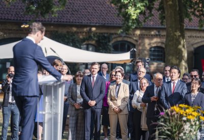 Ministerpräsident Hendrik Wüst empfängt Konsularisches Korps beim Sommerempfang in Warendorf