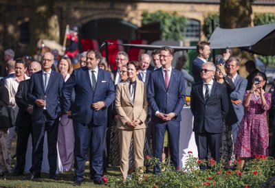 Ministerpräsident Hendrik Wüst empfängt Konsularisches Korps beim Sommerempfang in Warendorf