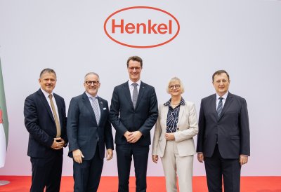 Ministerpräsident Wüst besucht gemeinsam mit dem Henkel-CEO Carsten Knobel das Henkel-Werk in Elmadağ bei Ankara