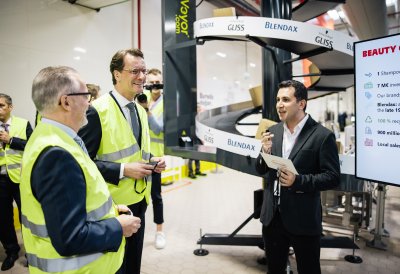 Ministerpräsident Wüst besucht gemeinsam mit dem Henkel-CEO Carsten Knobel das Henkel-Werk in Elmadağ bei Ankara