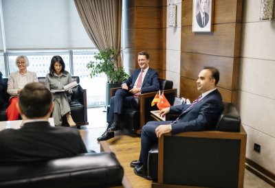 Gespräch mit S.E. Mehmet Fatih Kacır, Minister für Industrie und Technologie der Republik Türkiye