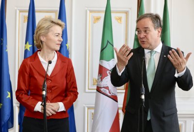 Ministerpräsident Armin Laschet empfängt designierte Präsidentin der Europäischen Kommission in Aachen