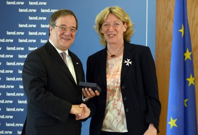 Verleihung des Landesverdienstordens an Staatsministerin a.D. Birgit Fischer