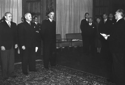 Konrad Adenauer auf dem Petersberg