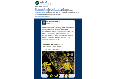 Social Media Posts aus der Woche vom 27. Mai bis 2. Juni 2024