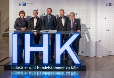 Französischer Premierminister Édouard Philippe besucht Nordrhein-Westfalen