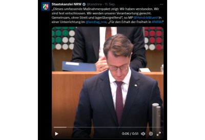 Social Media Posts aus der Woche vom 9. September bis 15. September 2024