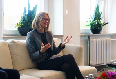 Ministerpräsident Wüst empfängt die Botschafterin des Vereinigten Königreichs Jill Gallard