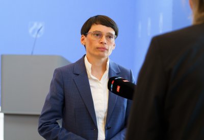 Kabinettpressekonferenz mit Ministerin Josefine Paul zur Stabilisierung der Kita-Landschaft