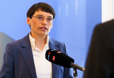 Kabinettpressekonferenz mit Ministerin Josefine Paul zur Stabilisierung der Kita-Landschaft