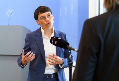 Kabinettpressekonferenz mit Ministerin Josefine Paul zur Stabilisierung der Kita-Landschaft