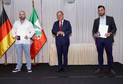 Vergabe der Rettungsmedaille des Landes Nordrhein-Westfalens