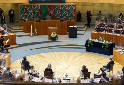 Gedenkstunde des Landes Nordrhein-Westfalen für die Opfer der Corona-Pandemie im Zeichen der Hoffnung und des Dankes