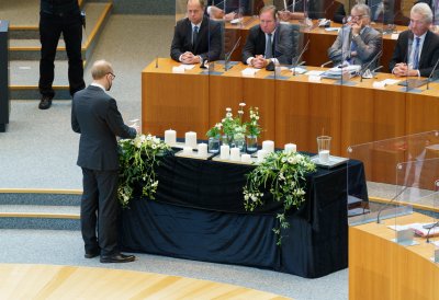 Gedenkstunde des Landes Nordrhein-Westfalen für die Opfer der Corona-Pandemie im Zeichen der Hoffnung und des Dankes