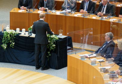 Gedenkstunde des Landes Nordrhein-Westfalen für die Opfer der Corona-Pandemie im Zeichen der Hoffnung und des Dankes