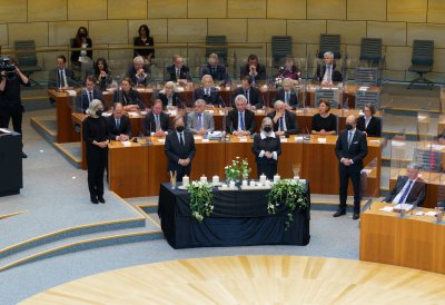 Gedenkstunde des Landes Nordrhein-Westfalen für die Opfer der Corona-Pandemie im Zeichen der Hoffnung und des Dankes