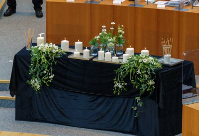 Gedenkstunde des Landes Nordrhein-Westfalen für die Opfer der Corona-Pandemie im Zeichen der Hoffnung und des Dankes