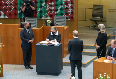 Gedenkstunde des Landes Nordrhein-Westfalen für die Opfer der Corona-Pandemie im Zeichen der Hoffnung und des Dankes