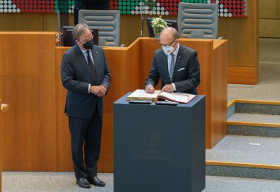 Gedenkstunde des Landes Nordrhein-Westfalen für die Opfer der Corona-Pandemie im Zeichen der Hoffnung und des Dankes