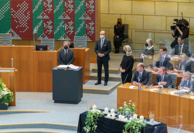 Gedenkstunde des Landes Nordrhein-Westfalen für die Opfer der Corona-Pandemie im Zeichen der Hoffnung und des Dankes