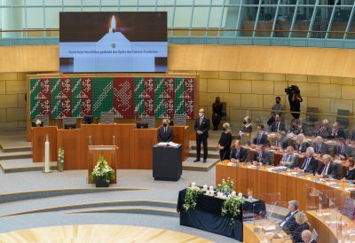 Gedenkstunde des Landes Nordrhein-Westfalen für die Opfer der Corona-Pandemie im Zeichen der Hoffnung und des Dankes
