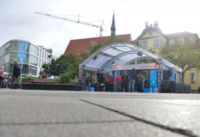 Ministerpräsident Hendrik Wüst nimmt an den Feierlichkeiten zum Tag der Deutschen Einheit in Erfurt teil