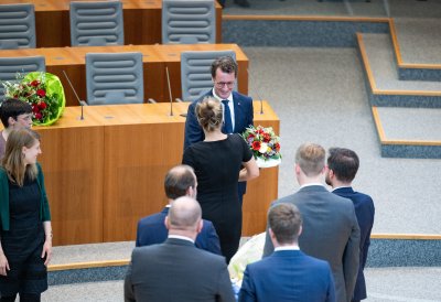 Wahl und Vereidigung von Ministerpräsident Hendrik Wüst
