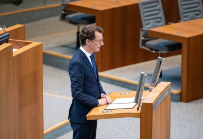 Wahl und Vereidigung von Ministerpräsident Hendrik Wüst