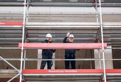 Richtfest des neuen Hüffer-Campus von Universität und Fachhochschule Münster