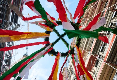 Richtfest des neuen Hüffer-Campus von Universität und Fachhochschule Münster