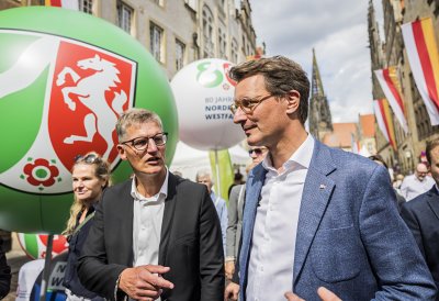 MP Wüst läuft über die Meile
