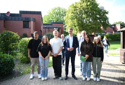 Von Weeze nach Xanten: Ministerpräsident Hendrik Wüst besucht den Niederrhein
