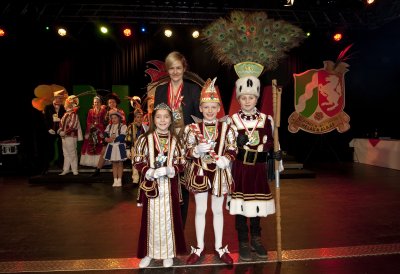 Empfang der Kindertollitäten 2016 - Kinderprinzenpaar Bergisch Gladbach