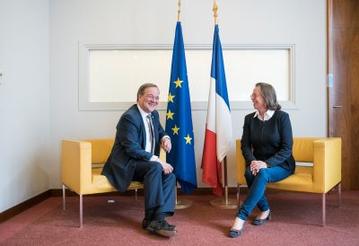 Der Kulturbevollmächtigte Ministerpräsident Armin Laschet besucht Frankreich