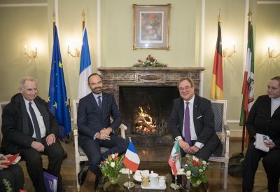 Französischer Premierminister Édouard Philippe besucht Nordrhein-Westfalen