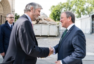 Der Kulturbevollmächtigte Ministerpräsident Armin Laschet besucht Frankreich