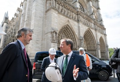 Der Kulturbevollmächtigte Ministerpräsident Armin Laschet besucht Frankreich