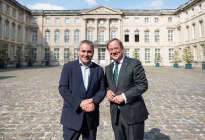 Der Kulturbevollmächtigte Ministerpräsident Armin Laschet besucht Frankreich