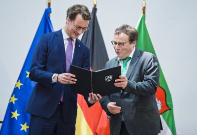 Ministerpräsident Hendrik Wüst ernennt sein neues Landeskabinett