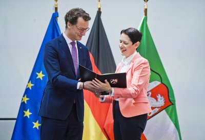 Ministerpräsident Hendrik Wüst ernennt sein neues Landeskabinett