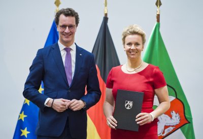 Ministerpräsident Hendrik Wüst ernennt sein neues Landeskabinett