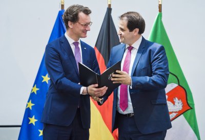 Ministerpräsident Hendrik Wüst ernennt sein neues Landeskabinett