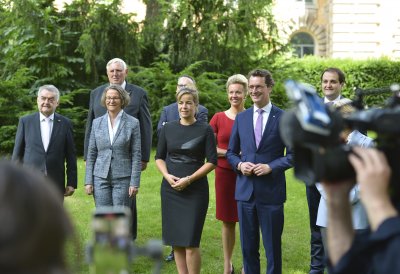 Ministerpräsident Hendrik Wüst ernennt sein neues Landeskabinett