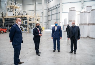 Besuchs des Unternehmens Innovatec Microfibre Technology GmbH & Co. KG in Troisdorf