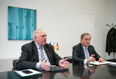 Spitzengespräch „Corona-Schutzimpfungen in Nordrhein-Westfalen“